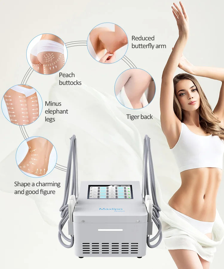 Máquina Criolipolise EMS Profissional - Equipamento Modelação Corporal Não-Invasivo com Congelamento de Gordura
