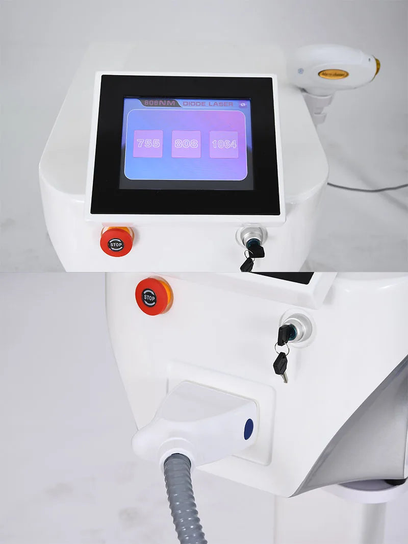 Máquina Laser Diodo Desktop Profissional Alta Qualidade - 3 Wavelengths Rejuvenescimento Depilação Indolor