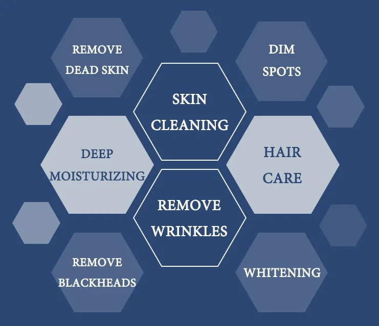 Máquina Hidradermabrasão K 11 em 1 - H2O2 Oxigénio Facial Limpeza Profunda Esfoliação