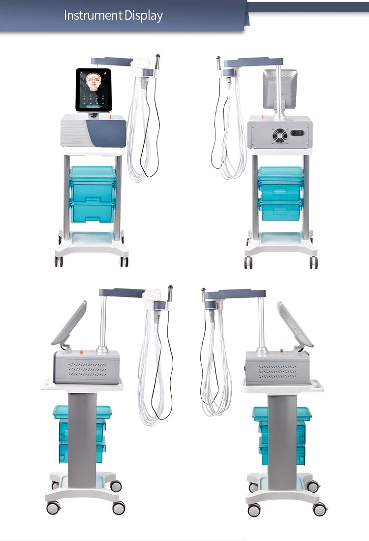 Máquina Profissional de Estimulação Elétrica Facial EMRF EMS RF Lifting Facial PEFACE Sculpt Pads Massageador Equipamento