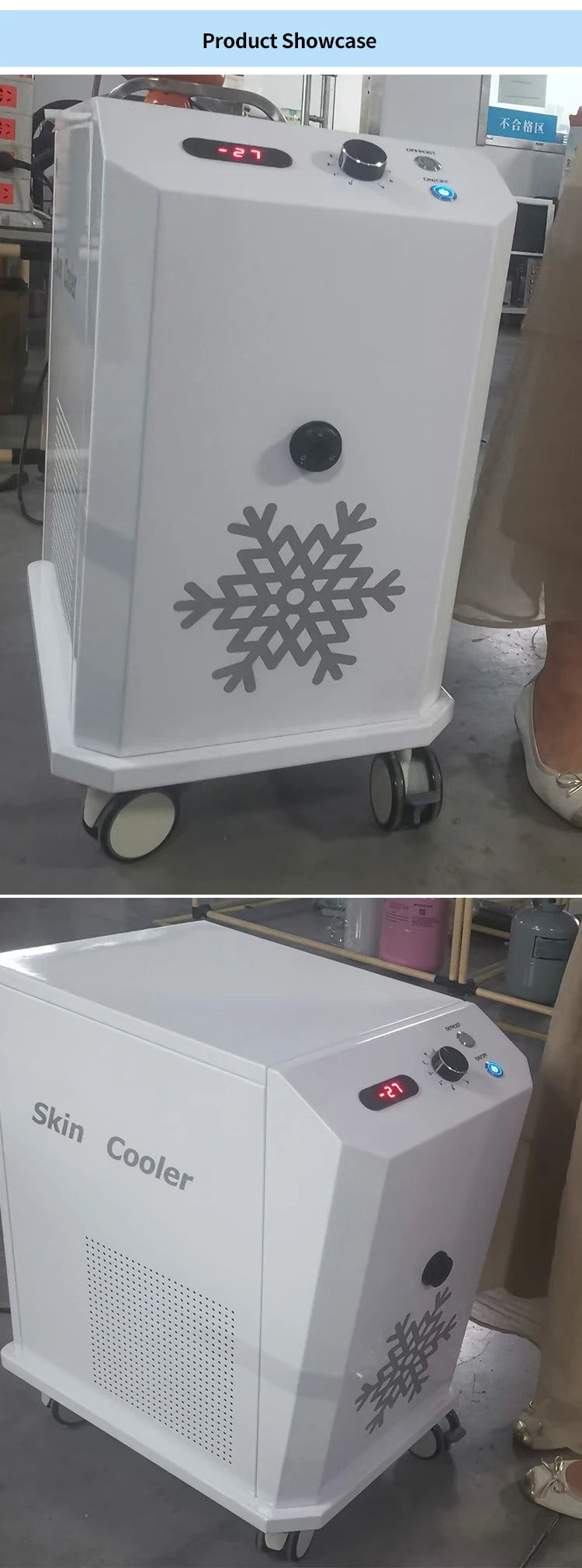 Máquina Air Therapy - Arrefecimento Facial Cryo para Redução de Dor e Anti-Envelhecimento
