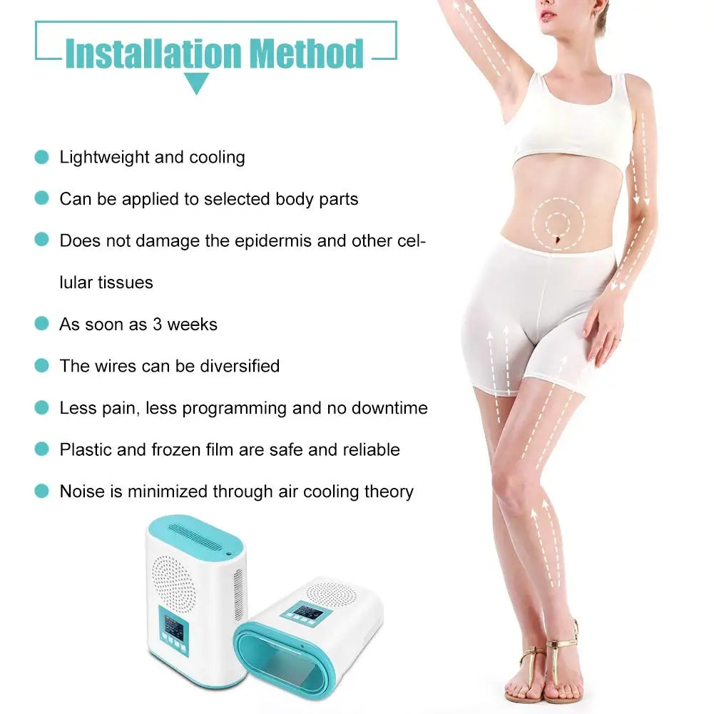 Máquina Criolipólise Mini 2025 - Congelamento de Gordura para Emagrecimento Corporal