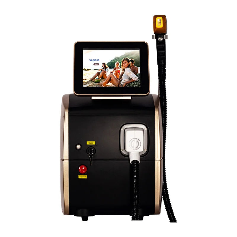 Máquina Laser Diodo Portátil 808nm 3 Wavelengths - Depilação Permanente Ice Alexandrite