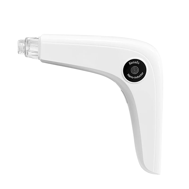 Caneta Nano Microagulhamento Facial - Dispositivo Cuidados Pele LED Fóton Vibração Massageador Mesogun Aplicador Sérum