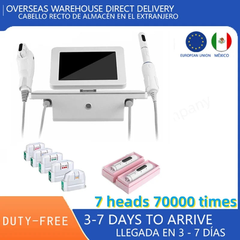 Equipamento Profissional Cuidados Pele Multifunções - Massagem Facial e Lifting