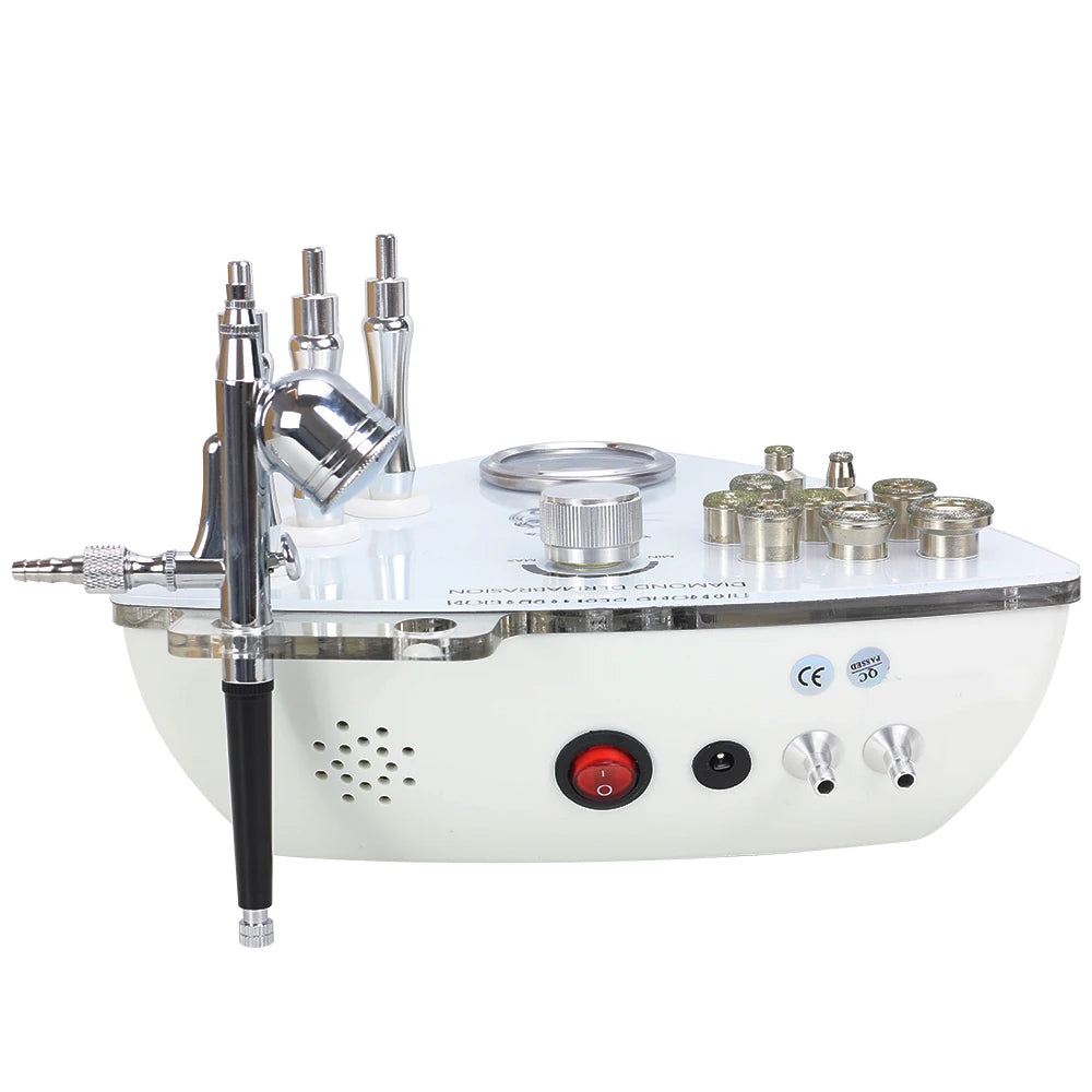 Máquina Microdermoabrasão Facial Beemyi - Pontas Diamante para Rejuvenescimento e Esfoliação