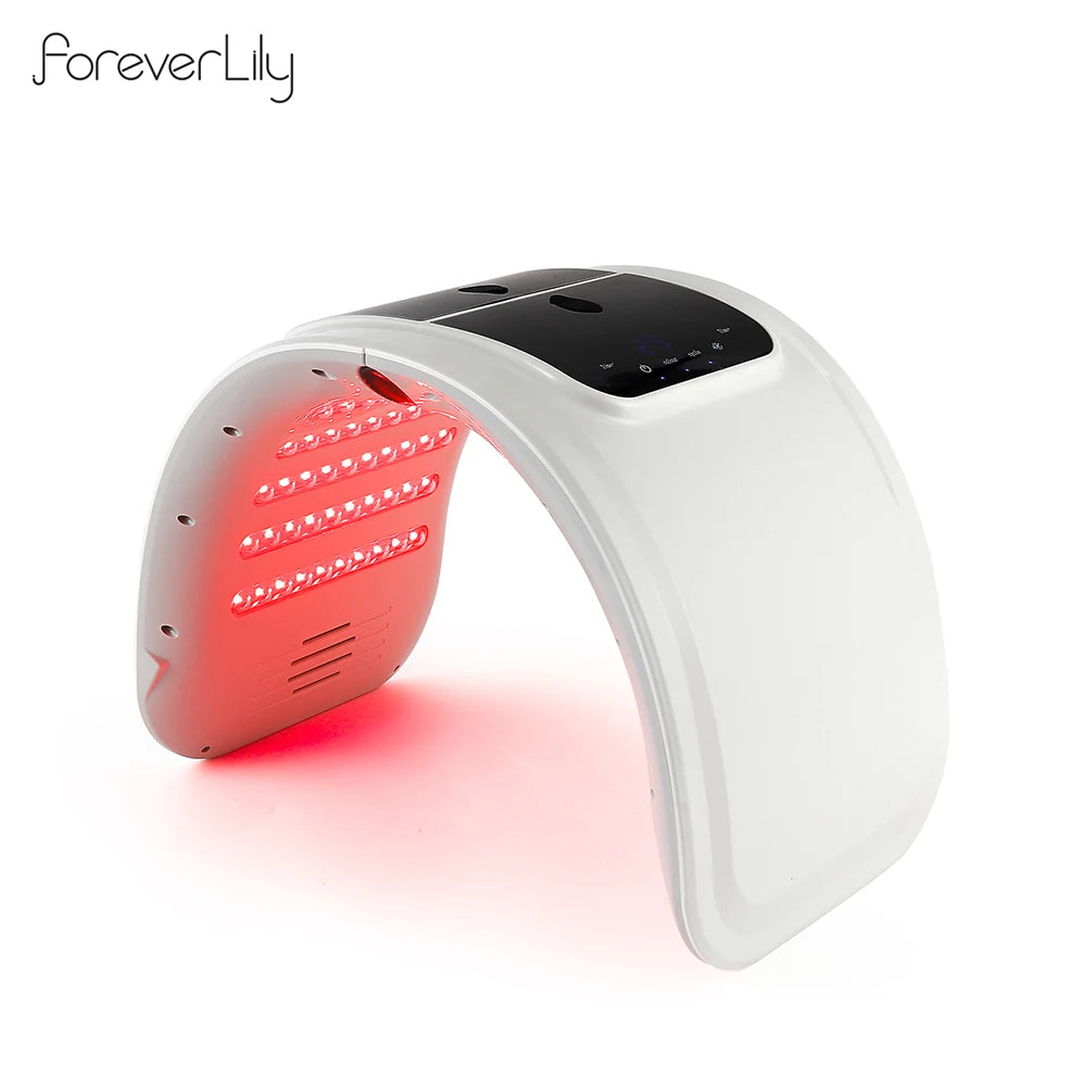 Máquina LED Fóton 7 Cores com Nano Spray - Máscara Hidratante Rosto e Corpo Salão SPA Casa