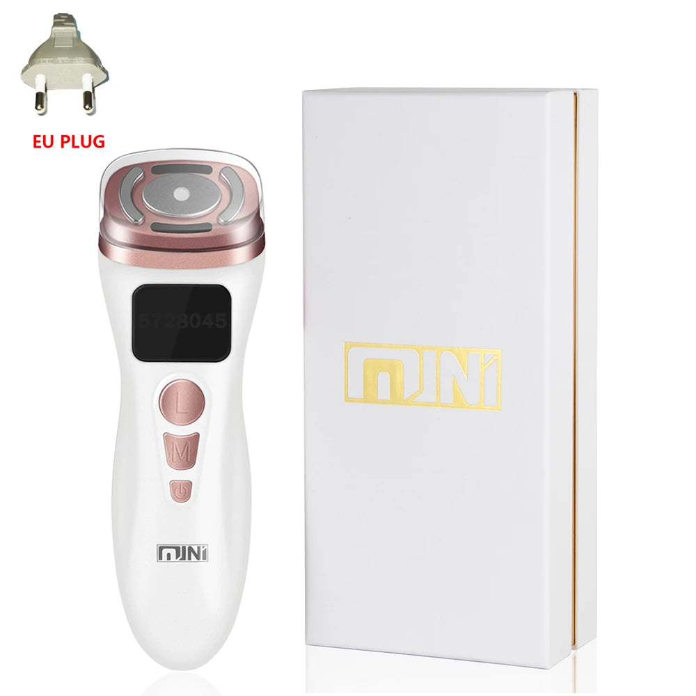 HIFU 2.0 Mini Preto - Ultrassom RF EMS Microcorrente Lifting Facial e Firmeza