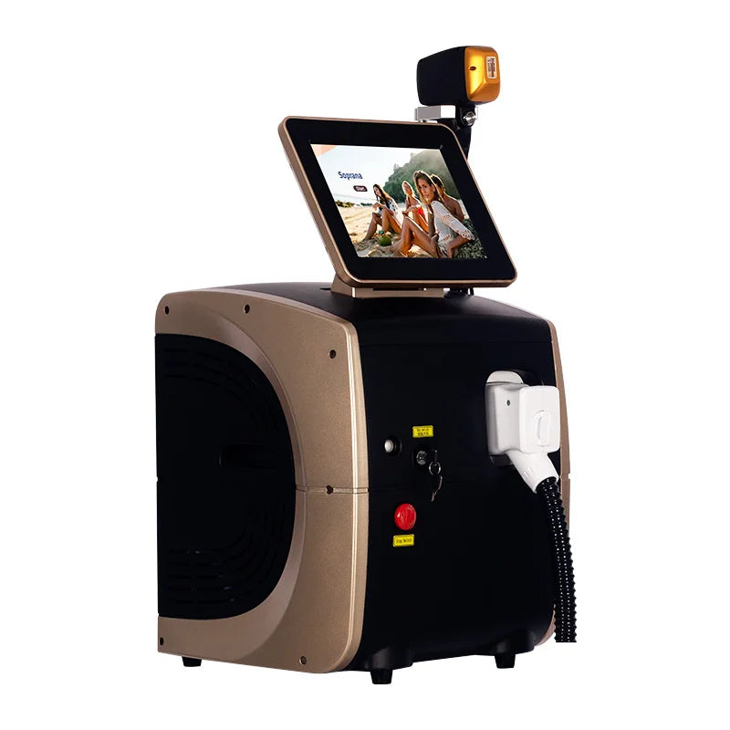 Máquina Laser Diodo Portátil 808nm 3 Wavelengths - Depilação Permanente Ice Alexandrite