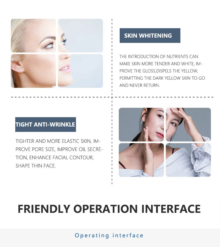 Cryo COOL - Máquina de Crioterapia com Terapia LED Anti-Acne e Eletroporação