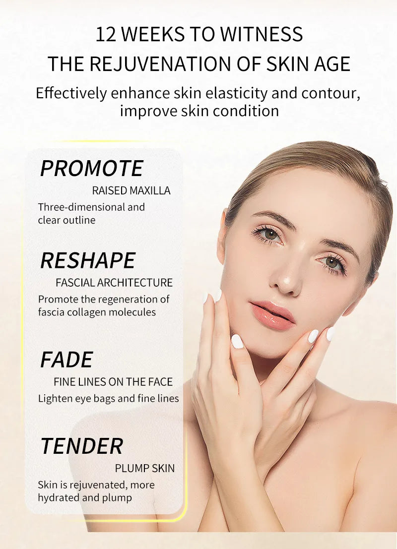 Máquina HIFU Lifting Facial Uso Doméstico - Rejuvenescimento Firmeza Remoção Rugas Anti-Envelhecimento