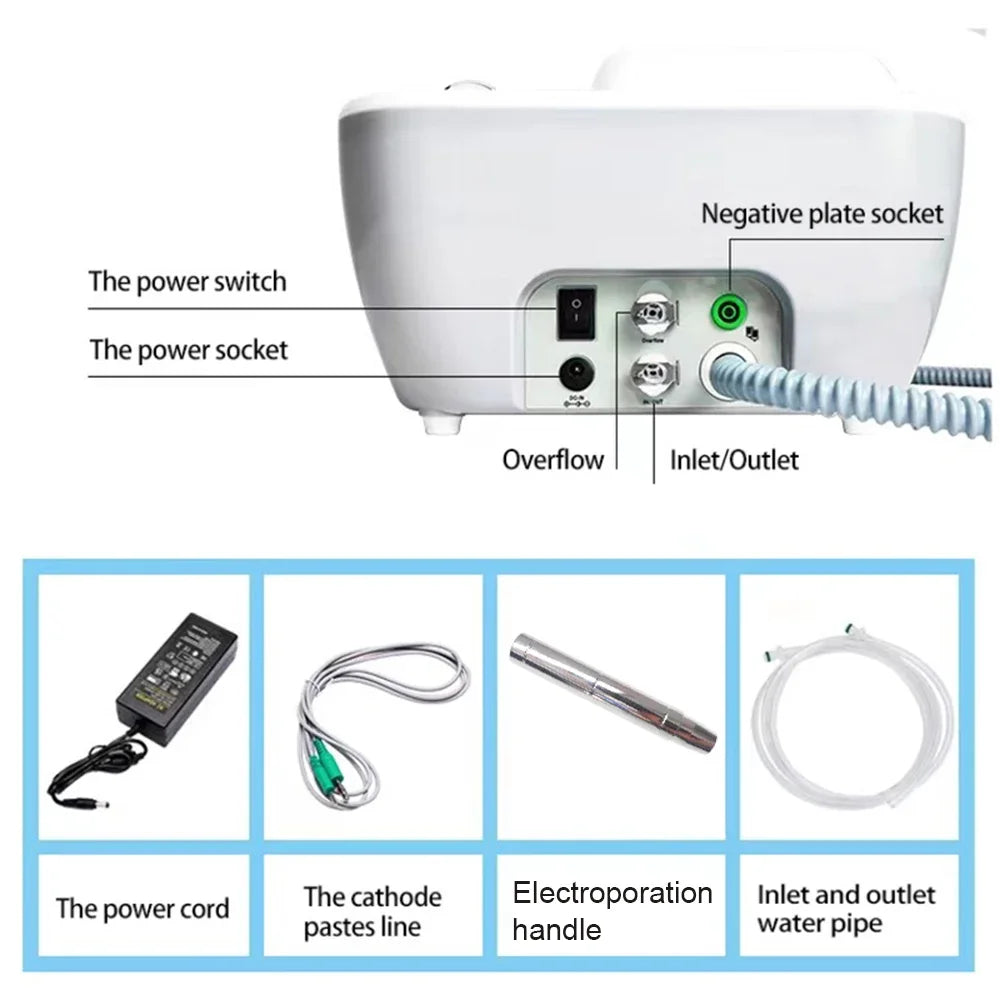 Equipamento D-Cool Electroporação ION - Massageador Crioterapia Facial Profissional