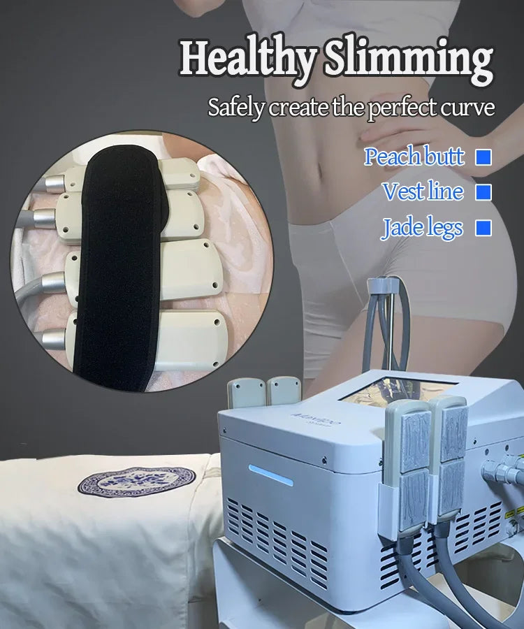 Máquina Criolipolise EMS com Estimulação Muscular - Equipamento Profissional Modelação Corporal