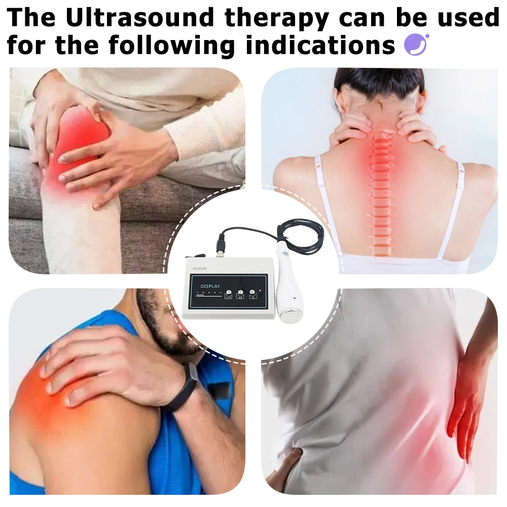Aparelho de Ultrassom Terapêutico Profissional 1MHz - Alívio da Dor e Fisioterapia