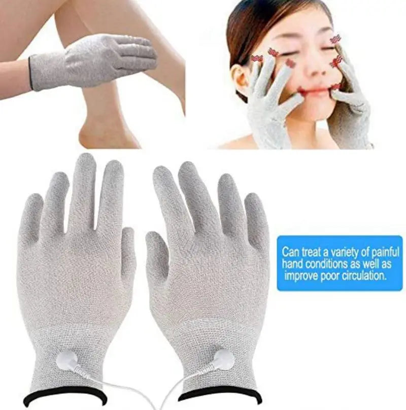 Máquina EMS TENS 4 Modos - Estimulador Muscular 9 Intensidades Acupuntura Massagem Digital