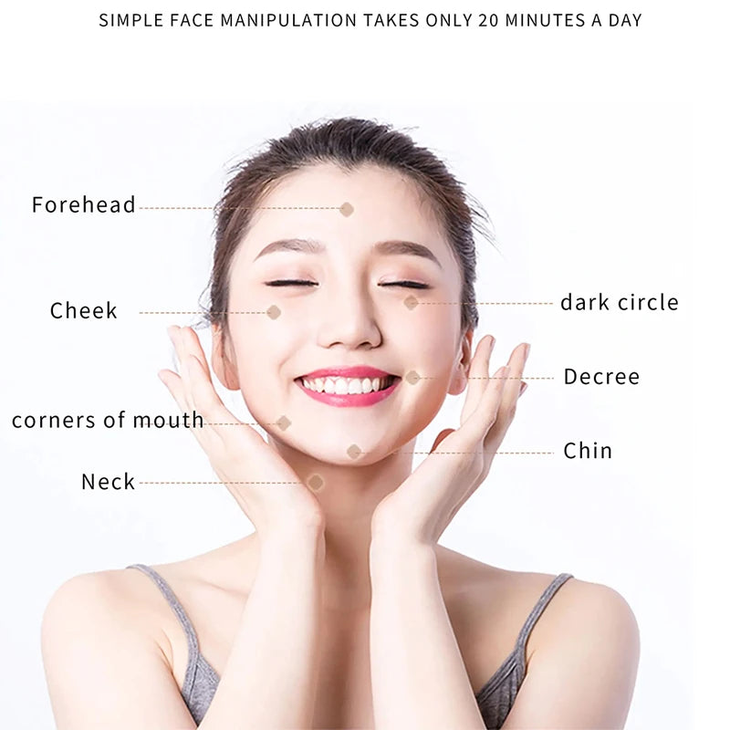 Dispositivo EMS Lifting Facial Ultrassónico - Radiofrequência Anti-Rugas para Rosto e Pescoço