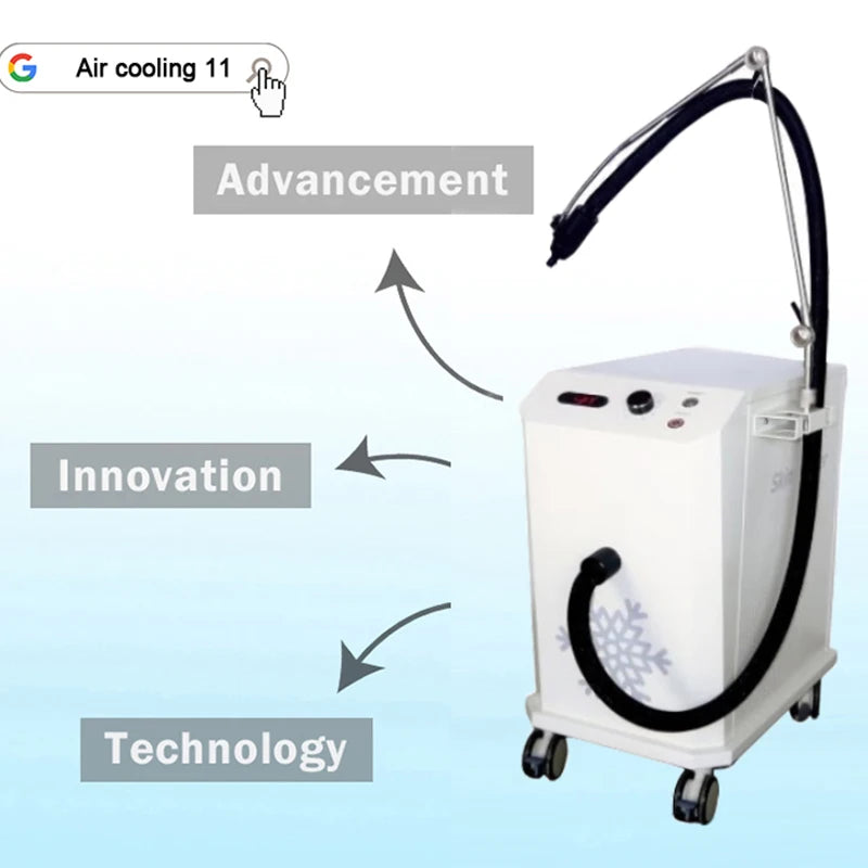 Máquina Air Therapy - Arrefecimento Facial Cryo para Redução de Dor e Anti-Envelhecimento