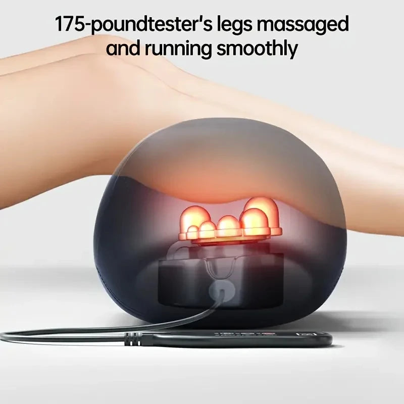 Massageador Elétrico Pés e Pernas - Terapia Aquecimento Shiatsu Compressão Quente Relaxamento