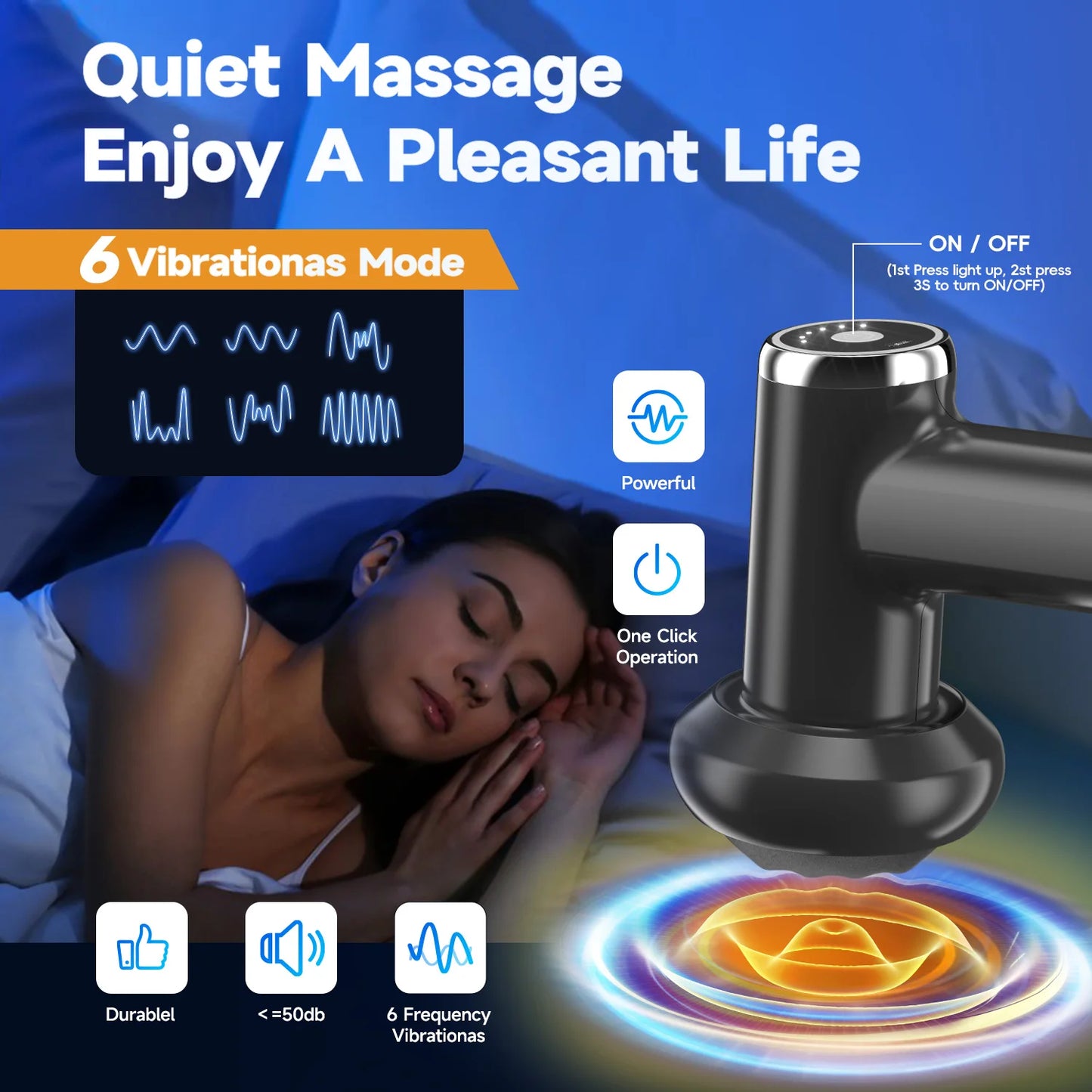 Máquina Body Sculpting Elétrica Anti-Celulite - 5 Cabeças Massagem Rotativa Corpo Inteiro Relaxamento