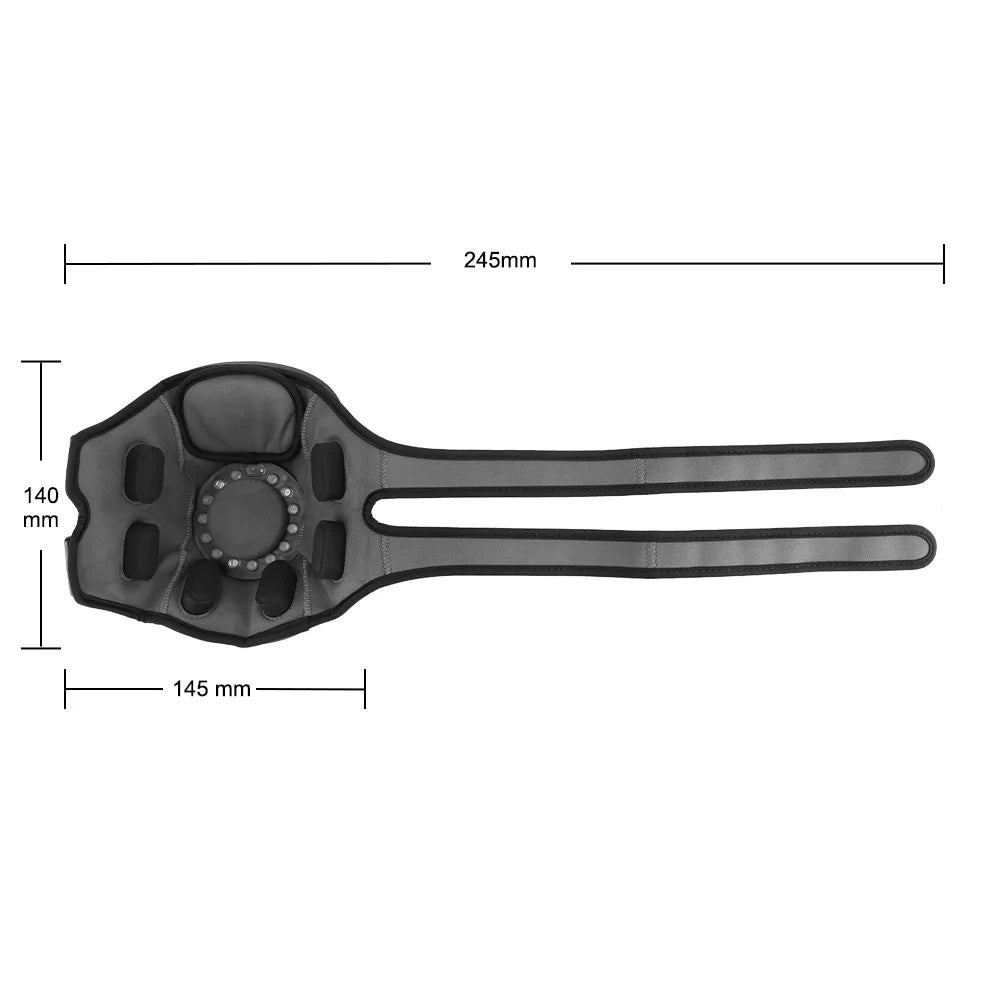 Massageador de Joelho Infravermelho - Compressão Térmica, Vibração e Fisioterapia