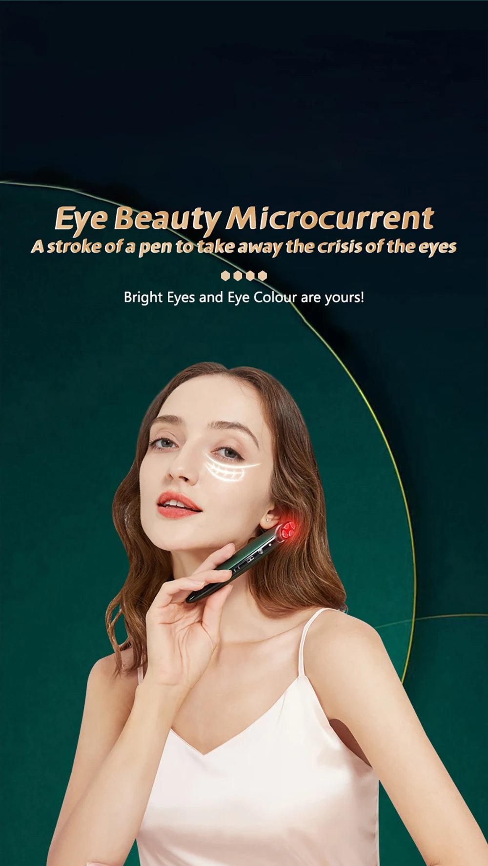 Dispositivo HIFU Anti-Rugas Lifting - Fototerapia Massageador Facial Cuidados Pele Massagem Olhos