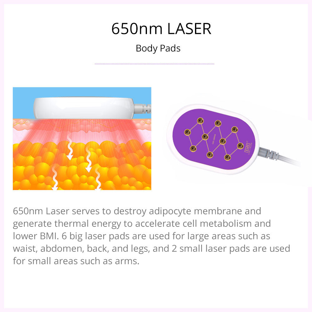 Máquina Cavitação Ultrassónica 5 em 1 - Laser Lipo 30K com Vácuo para Modelagem Corporal