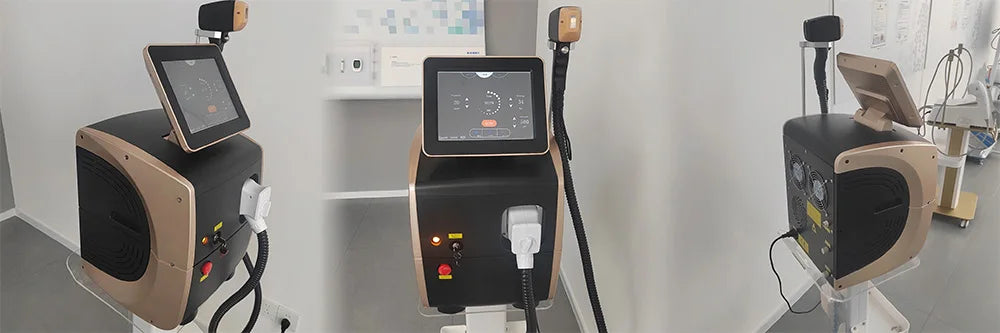 Máquina Laser Diodo Portátil 808nm 3 Wavelengths - Depilação Permanente Ice Alexandrite