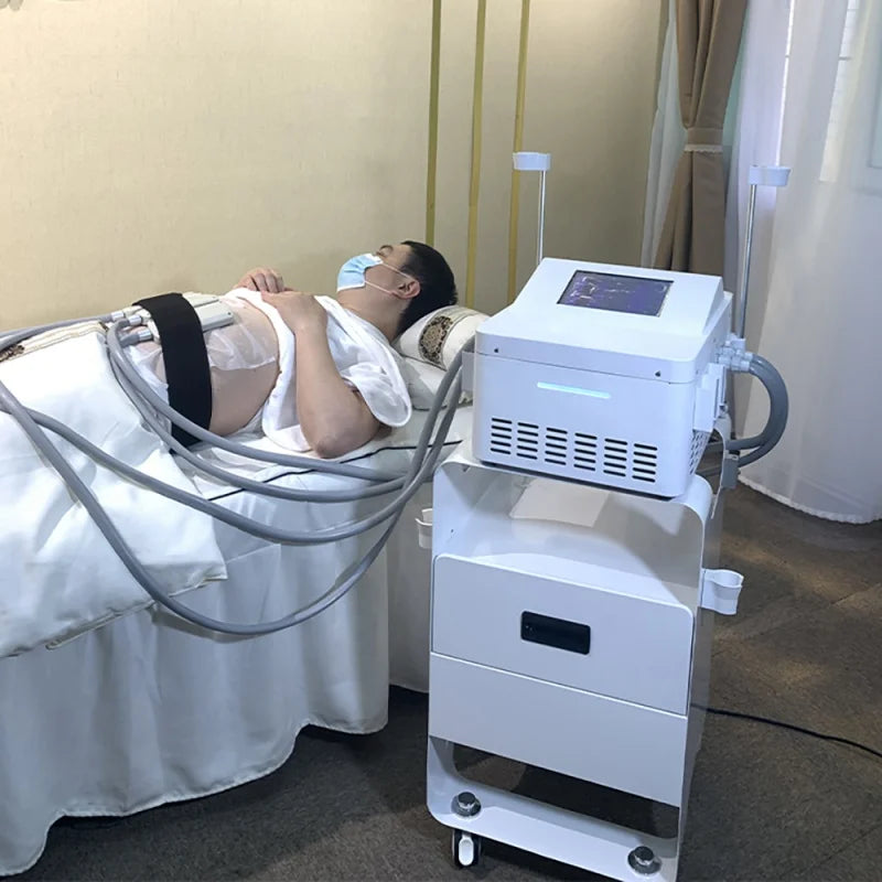 Máquina Criolipolise EMS Profissional - Equipamento Modelação Corporal Não-Invasivo com Congelamento de Gordura