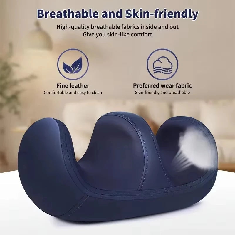 Massageador Elétrico Pés e Pernas - Terapia Aquecimento Shiatsu Compressão Quente Relaxamento