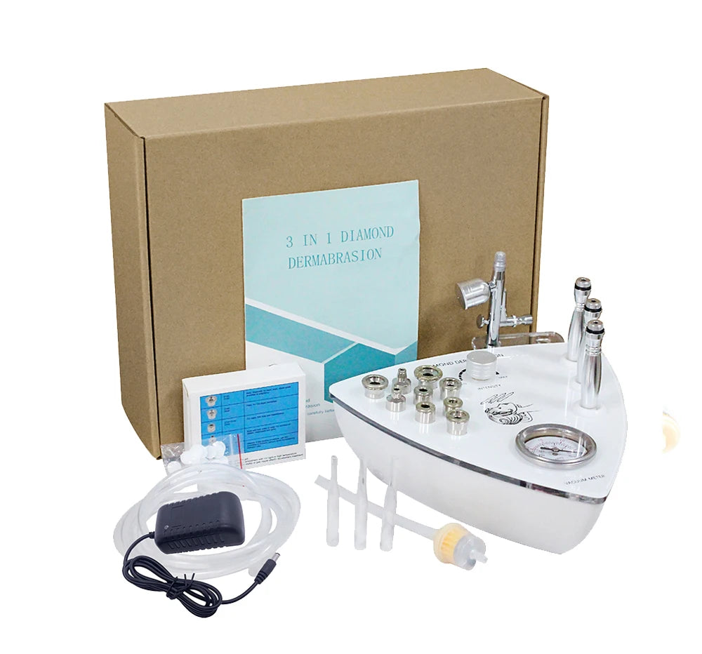 Máquina Microdermoabrasão Facial Beemyi - Pontas Diamante para Rejuvenescimento e Esfoliação