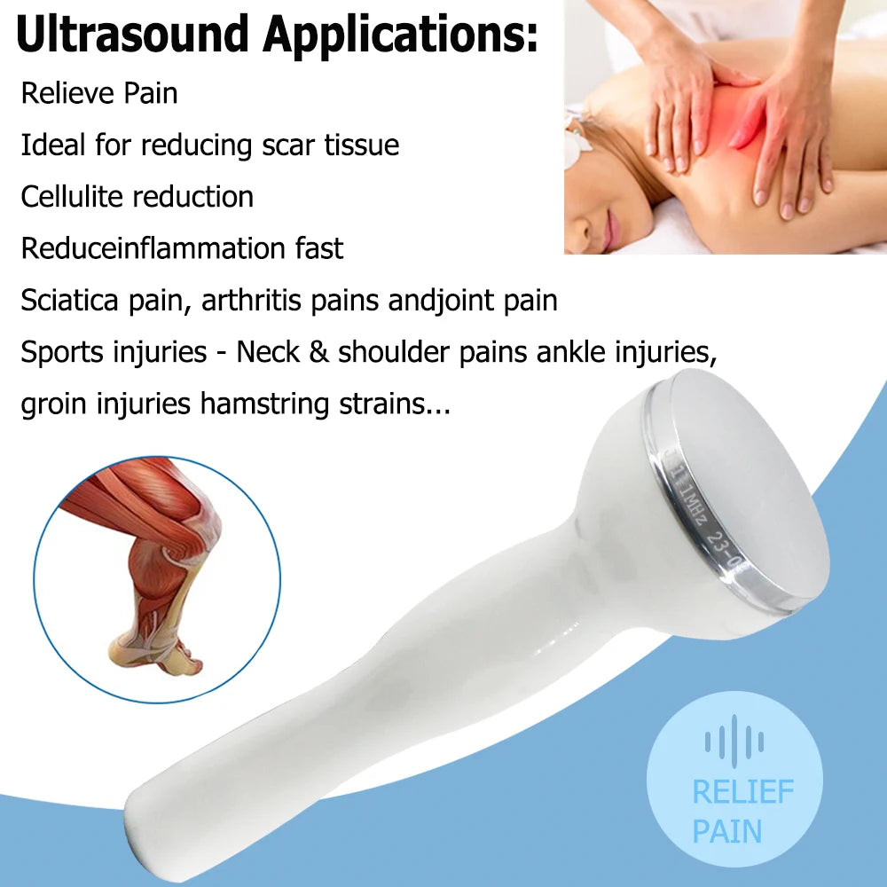 Máquina Terapia Ondas Choque 300MJ - Tratamento DE Fisioterapia Massagem Ultrassónica Alívio Dor