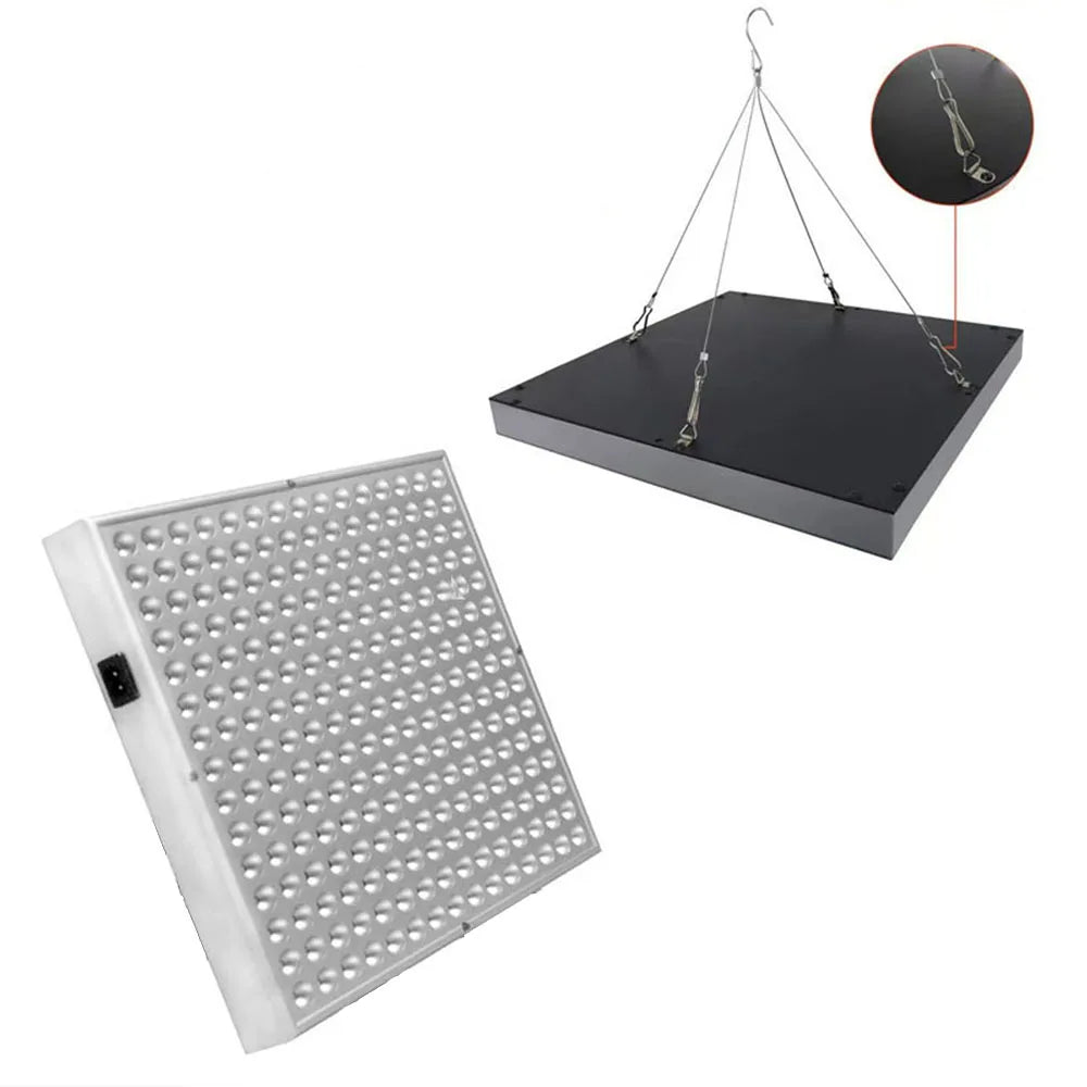 Painel LED Vermelho Fototerapia 660nm/850nm - Lâmpada Aquecimento Fisioterapia Doméstica 45W