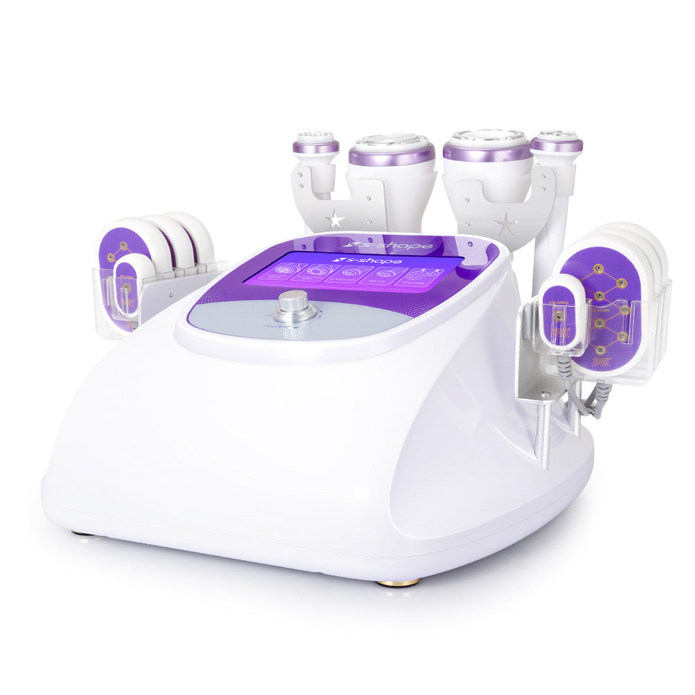 Máquina Cavitação Ultrassónica 5 em 1 - Laser Lipo 30K com Vácuo para Modelagem Corporal