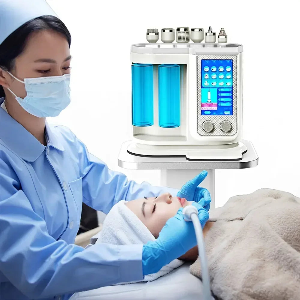Máquina Hydra Facial Profissional RF Bio Lifting - Microdermoabrasão e Dermoabrasão Aquática