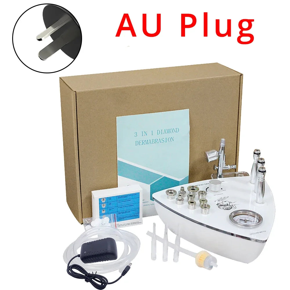 Máquina Microdermoabrasão Facial Beemyi - Pontas Diamante para Rejuvenescimento e Esfoliação