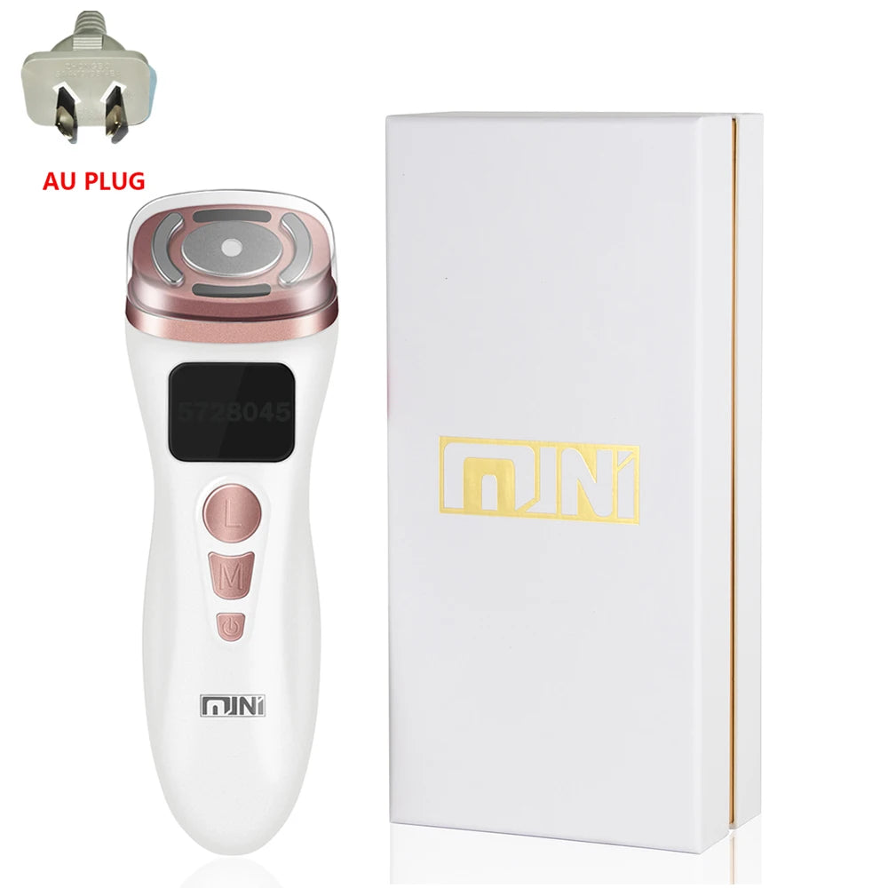 HIFU 2.0 Mini Preto - Ultrassom RF EMS Microcorrente Lifting Facial e Firmeza