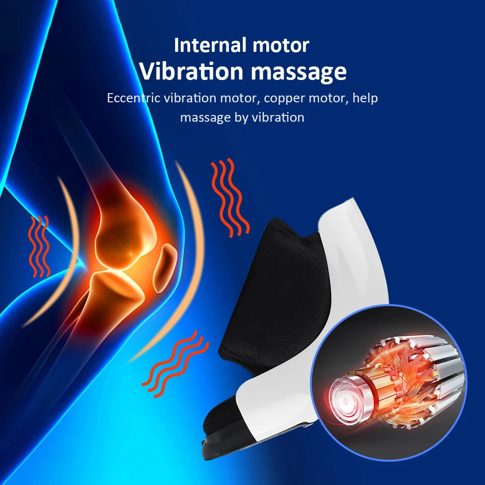 Joelheira Elétrica com Aquecimento - Pressoterapia e Terapia Infravermelha para Artrite