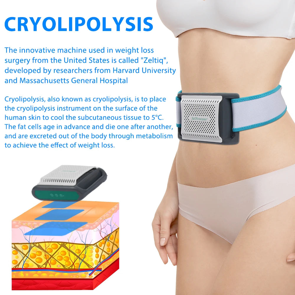 Crioterapia - Máquina de Congelamento de Gordura Anti-Celulite para Emagrecimento