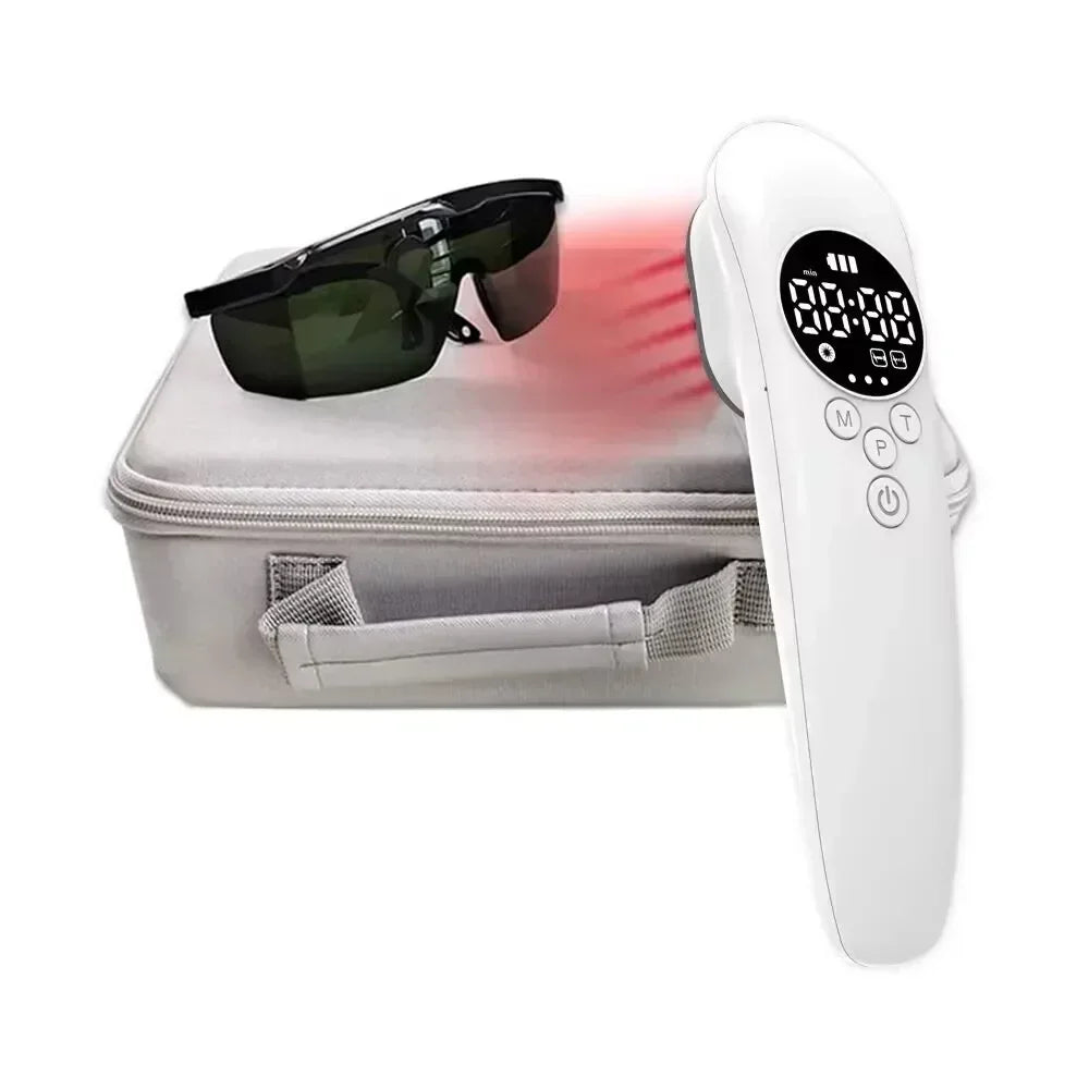 Laser Terapêutico LLLT Profissional 650nm/880nm - Alívio da Dor e Fisioterapia