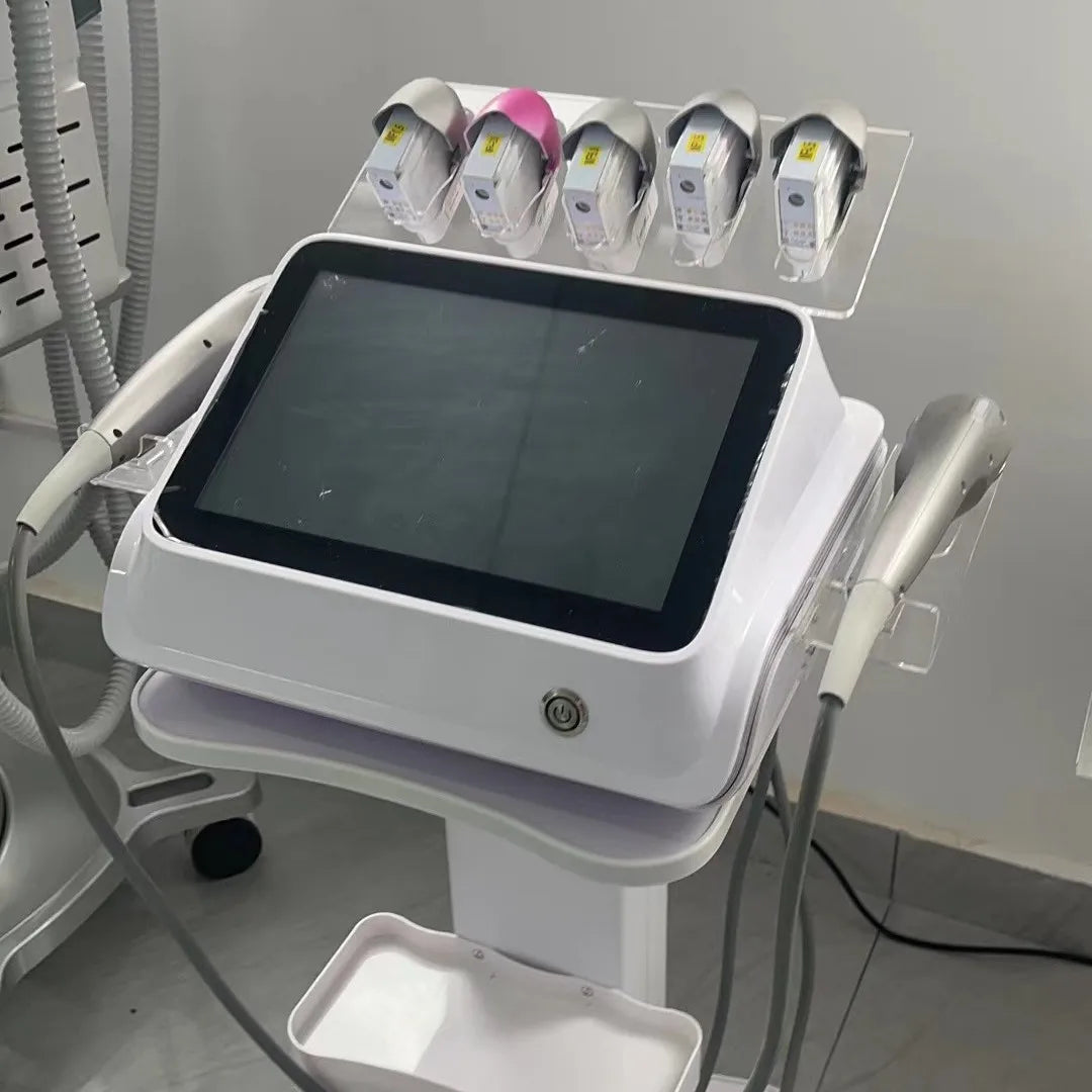 Máquina Profissional 2 em 1 7D Ultra 360 - EMS Body Sculpt Feminino Emagrecimento RF