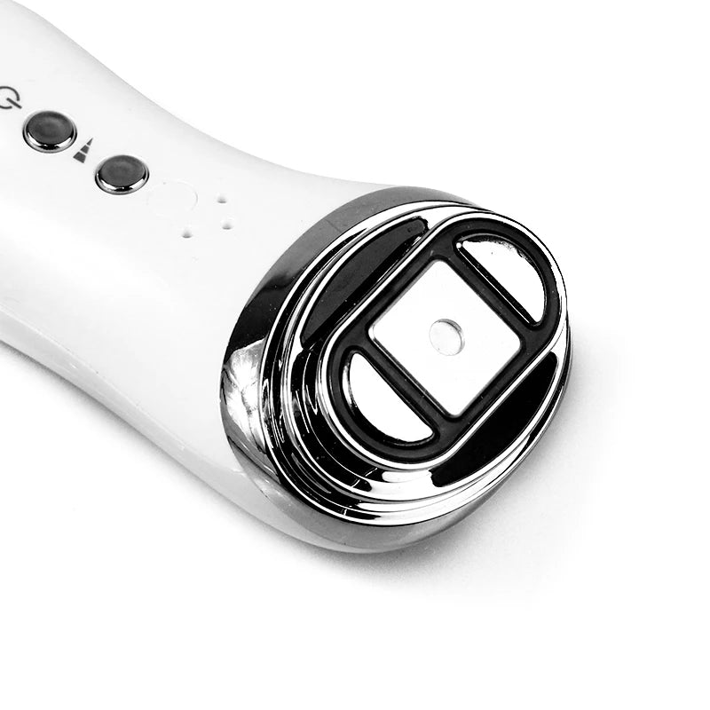 Mini Máquina HIFU Facial para Mulheres - Rejuvenescimento Profissional Queixo Pescoço Olhos Anti-Envelhecimento Aquecimento Portátil