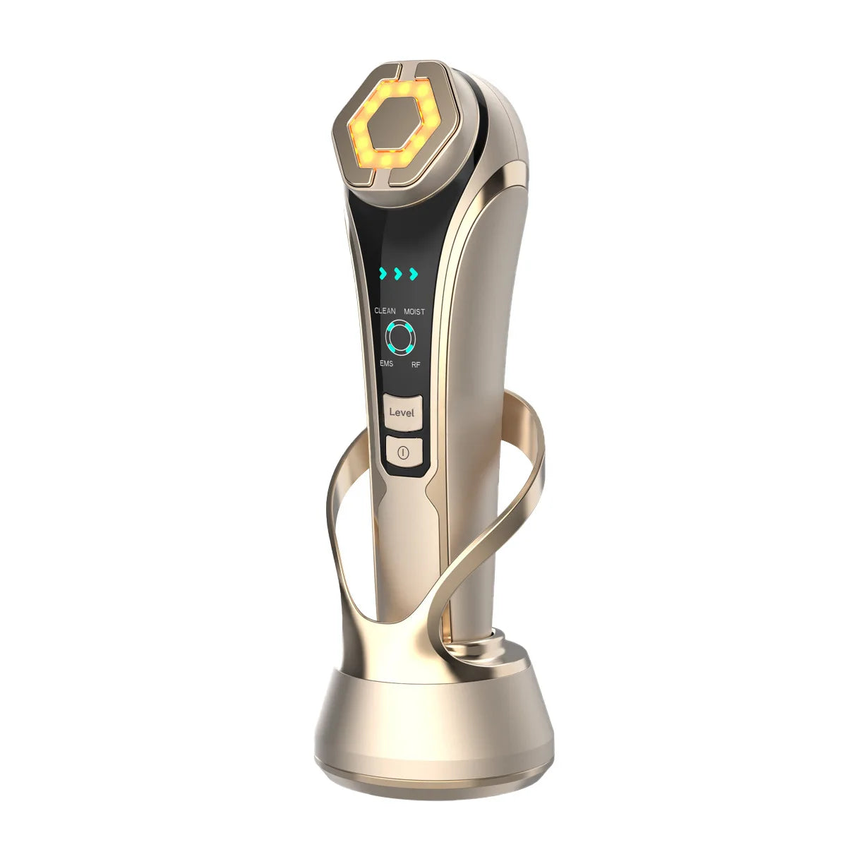 Novo Dispositivo RF Lifting e Firmeza Facial - Rejuvenescimento EMS Microcorrente Equipamento Beleza Doméstico
