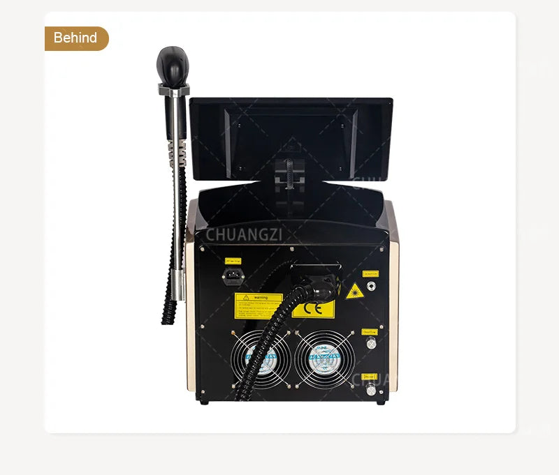 Máquina Laser Diodo Ice Painless 3 Wavelengths 755nm 808nm 1064nm - Depilação Definitiva Todos Tons Pele