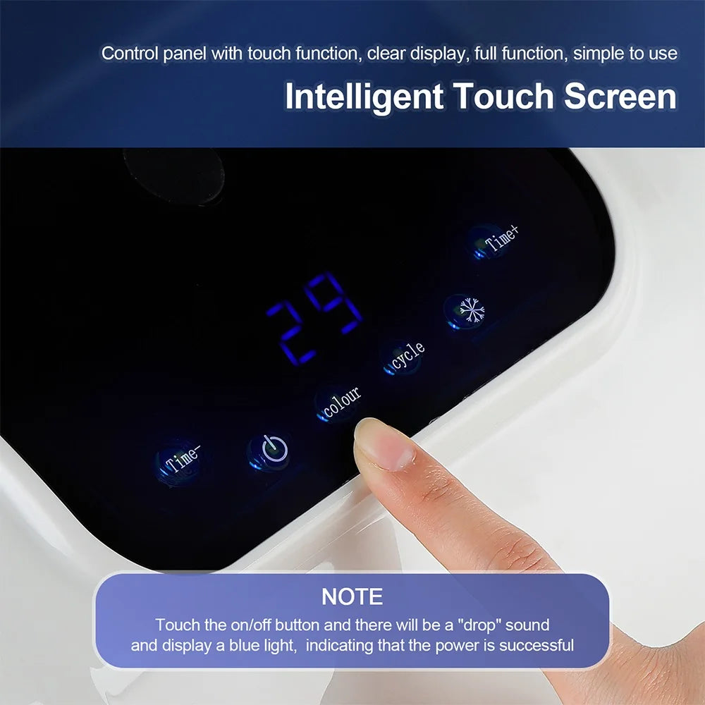 Máquina LED Fóton 7 Cores com Nano Spray - Máscara Hidratante Rosto e Corpo Salão SPA Casa