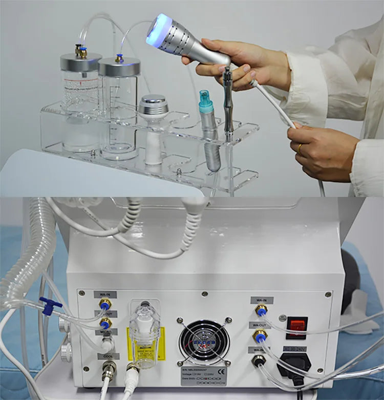 Máquina Hidrodermabrasão 4 em 1 - Limpeza Profunda, Peeling Diamante e Martelo Frio