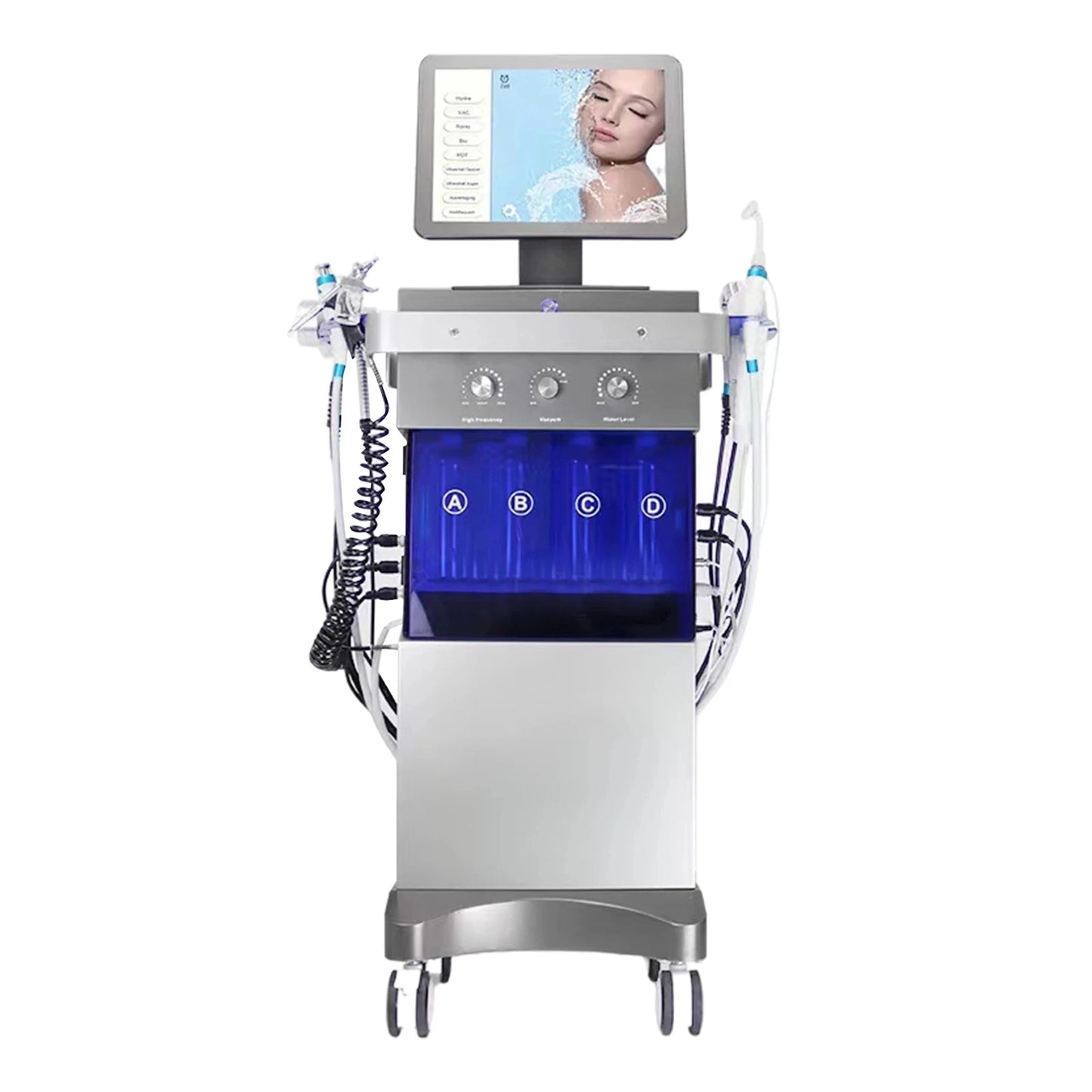 Equipamento Estético Feminino 14 em 1 - Oxigenação Bolhas e Hidrodermabrasão Facial