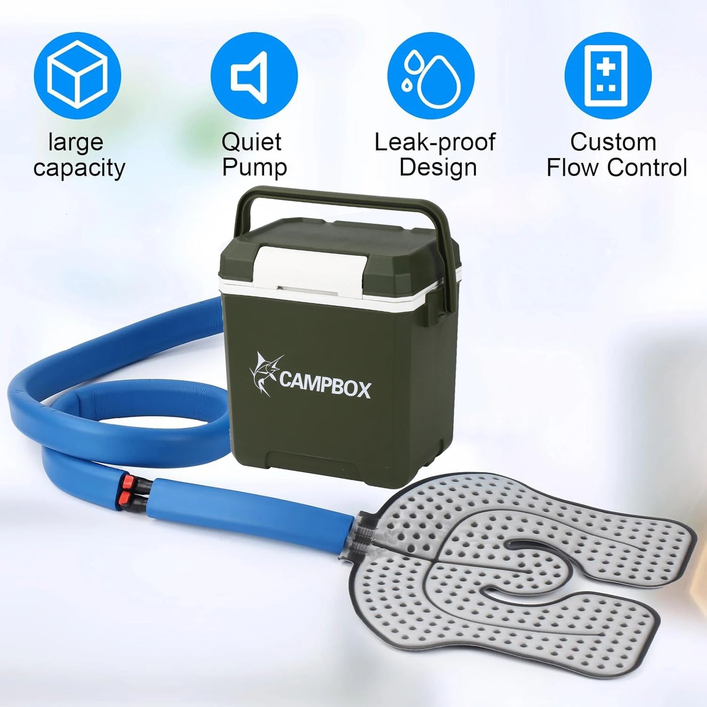 Máquina Terapia Fria Crioterapia - Kit Sistema Completo para Recuperação Pós-Cirúrgica e Lesões