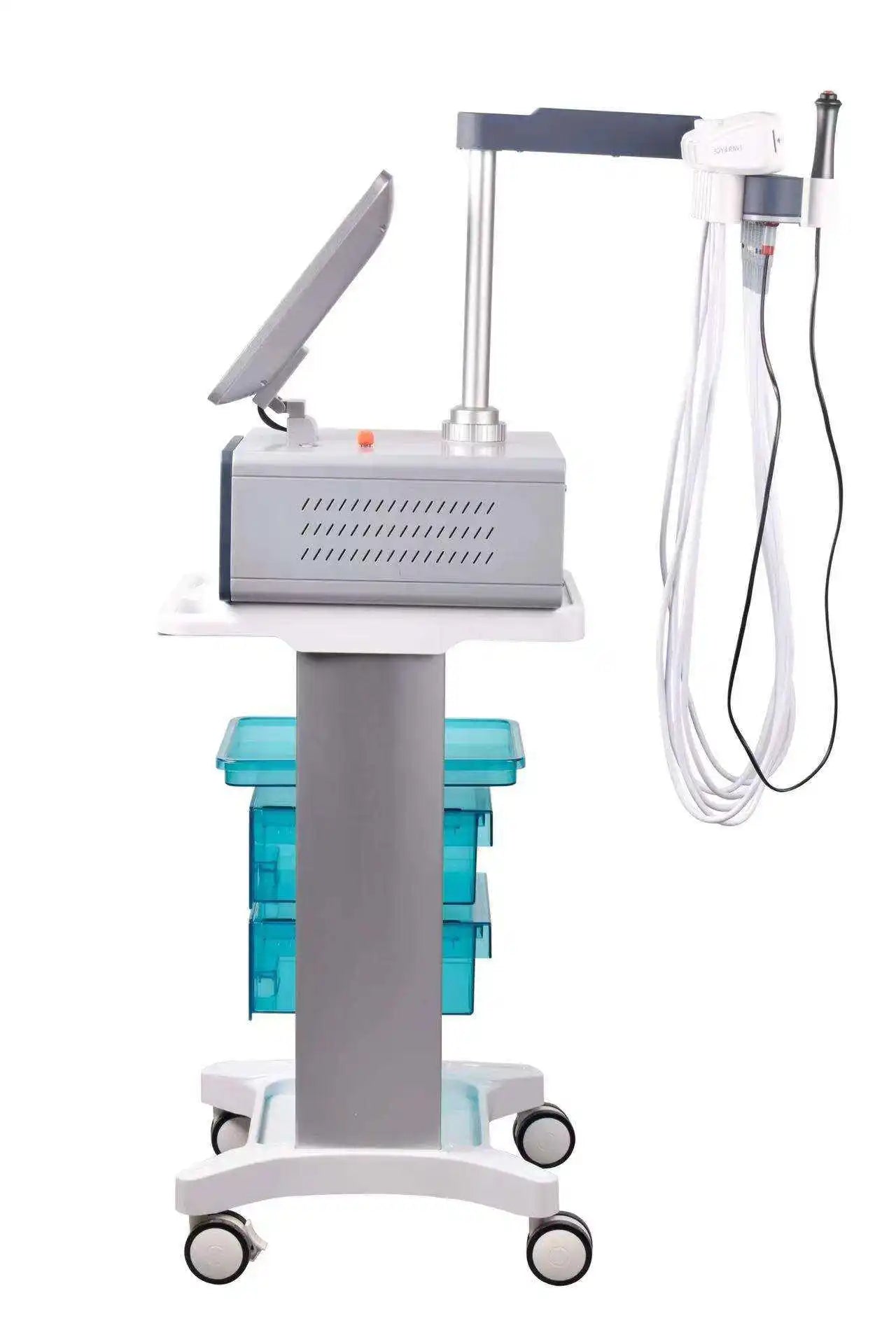 Máquina Profissional de Estimulação Elétrica Facial EMRF EMS RF Lifting Facial PEFACE Sculpt Pads Massageador Equipamento