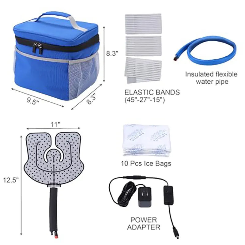 Sistema de Terapia Fria TRBS - Kit Completo para Recuperação Pós-Cirúrgica ACL e Joelho