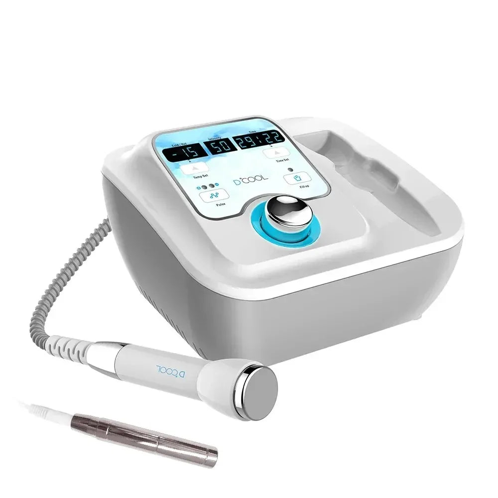 Massageador Facial D-Cool Crioterapia - Equipamento Rejuvenescimento Quente e Frio